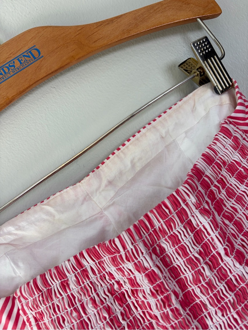 Abercrombie & Fitch Y2K Red and White Striped Strapless Whitney Dress - Picture 10 of 11